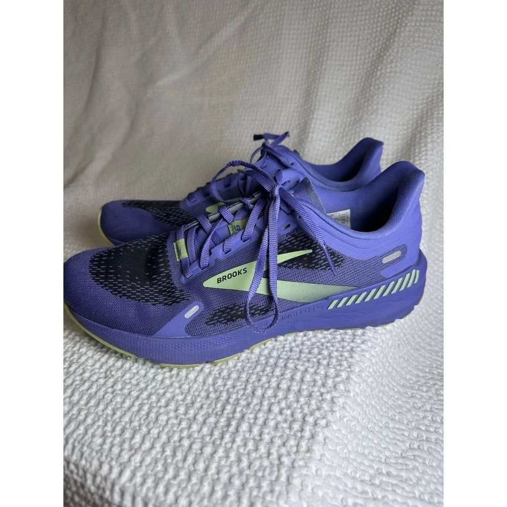 Brooks Launch GTS 9 Womens 9.5 Purple Running Shoes Ortholite Stability EU41